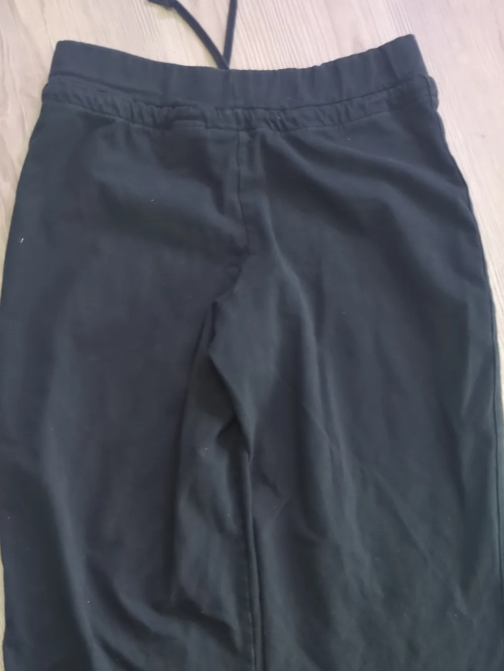 Nike Women's Core Cotton Jersey Straight Leg Pants Black 287359-010 Size M